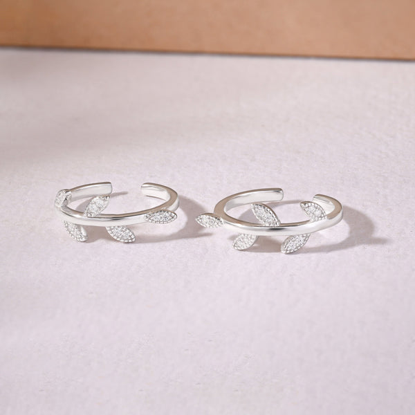 Leaf Trail Toe Ring