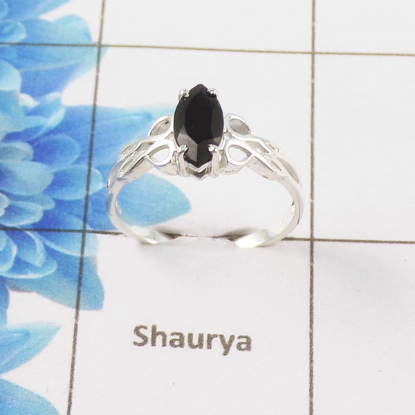 7 Stone Gemstone Ring | Sterling Silver Multi Stone Ring | Casting Jewelry
