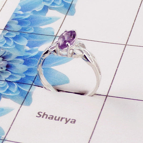 7 Stone Gemstone Ring | Sterling Silver Multi Stone Ring | Casting Jewelry