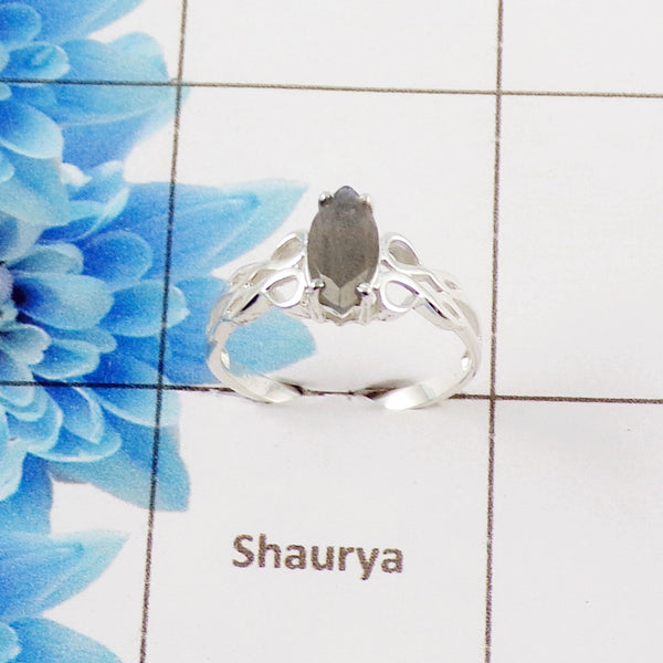 7 Stone Gemstone Ring | Sterling Silver Multi Stone Ring | Casting Jewelry