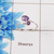 Amethyst Cut Stone Ring – 925 Sterling Silver Adjustable Elegant Ring