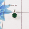 Green Onyx Cut Stone Pendant – 925 Sterling Silver Minimal Elegant Pendant