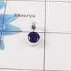 Lapis Lazuli Cut Stone Pendant – 925 Sterling Silver Simple Everyday Pendant