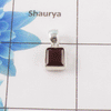 Garnet Cut Stone Pendant – 925 Sterling Silver Timeless Elegant Pendant