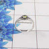 Natural Cut Stone Ring – 925 Sterling Silver Vintage Floral Design Ring