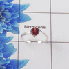 Natural Cut Stone Ring – 925 Sterling Silver Square Cut Minimal Ring
