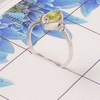 Natural Multi Gemstone Marquise Ring – 925 Sterling Silver 3 Stone Dainty Ring
