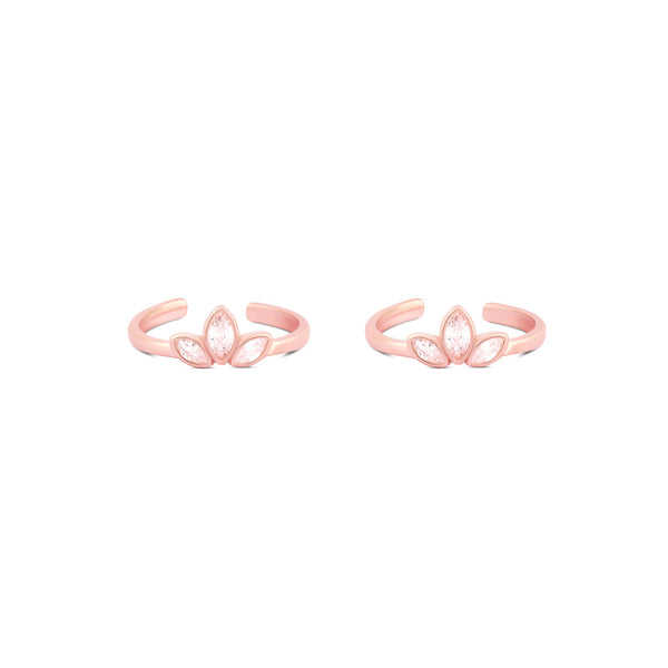 Crystal Sprout Toe Ring
