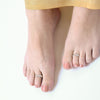 Leaf Vine Silver Toe Ring