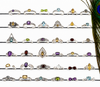 Wholesale Gemstone Rings Pack (30 PCS) | Sterling Silver