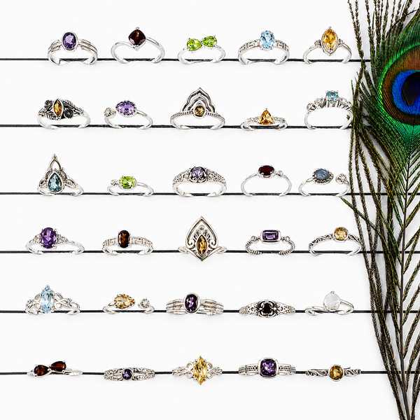 Gemstone Rings Starter Pack 30PCS | Sterling Silver