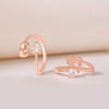 Elephant Embrace Toe Ring