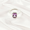 Multi Gemstone Ring in Solid 925 Sterling Silver, Lightweight Casting Ring, Handmade Elegant Jewelry A6DP05