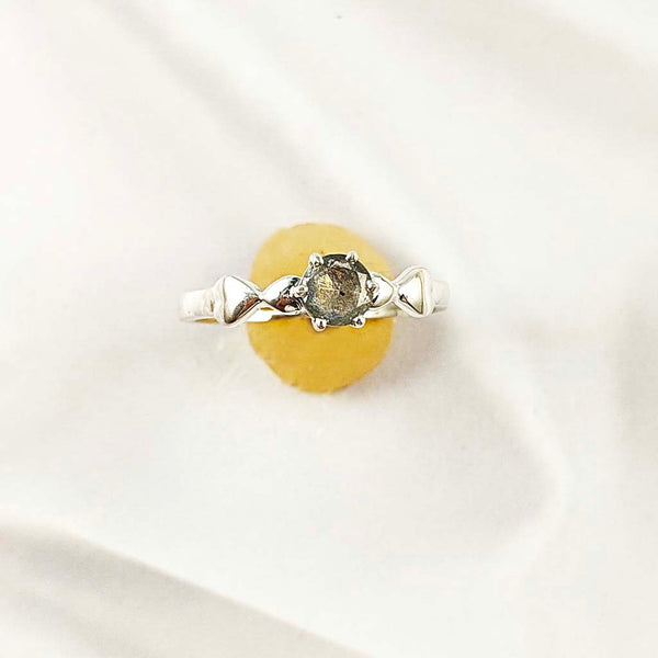 Multi Gemstone Silver Ring, Solid 925 Sterling Silver Casting Ring, Elegant Everyday Jewelry Band, A6DP07