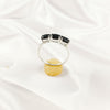 Multi Cut Gemstone Ring in Solid 925 Sterling Silver, Lightweight Casting Ring, Handmade Fine Jewelry, A6DP01