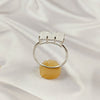 Multi Gemstone Ring in Solid 925 Sterling Silver, Lightweight Designer Casting Band, Colorful Statement Jewelry, A6DP06