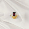 Multi Gemstone Ring in Solid 925 Sterling Silver, Lightweight Casting Ring, Handmade Elegant Jewelry A6DP05