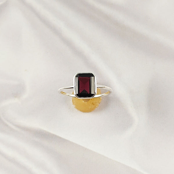 Multi Gemstone Ring in Solid 925 Sterling Silver, Lightweight Casting Ring, Handmade Elegant Jewelry A6DP05