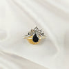 Multi Gemstone Sterling Silver Ring, Artistic Lightweight Casting Design, Unique Colorful Jewelry, A6DP08