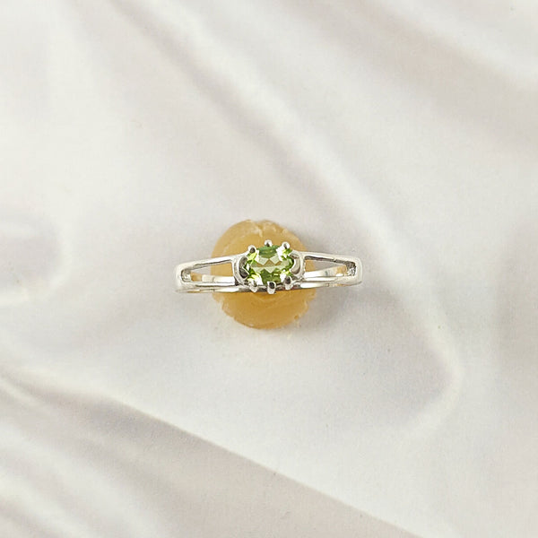 Multi Stone Sterling Silver Ring, Lightweight Casting Design, Vibrant Gemstone Jewelry Band, A6DP09