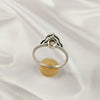 Multi Gemstone Silver Ring, 925 Sterling Lightweight Casting Band, Colorful Jewelry Piece, A6DP10