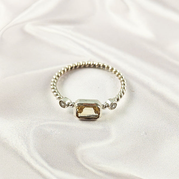 Multi Gemstone Ring, Solid 925 Silver Casting Band, Lightweight Designer Jewelry, A6DP12