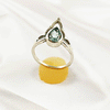Multi Cut Gemstone Ring in 925 Sterling Silver, Lightweight Casting Band, Colorful Multi Stone Elegant Jewelry, A6DP17