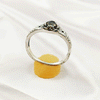 Multi Gemstone Ring in Solid 925 Sterling Silver, Colorful Stone Lightweight Casting Jewelry, A6DP18