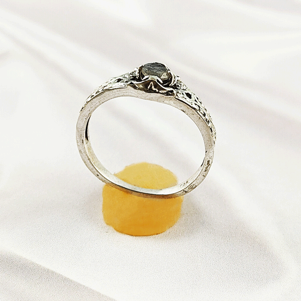 Multi Gemstone Ring in Solid 925 Sterling Silver, Colorful Stone Lightweight Casting Jewelry, A6DP18