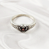Multi Gemstone Ring in Solid 925 Sterling Silver, Colorful Stone Lightweight Casting Jewelry, A6DP18