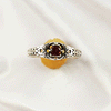Multi Gemstone Ring in Solid 925 Sterling Silver, Colorful Stone Lightweight Casting Jewelry, A6DP18