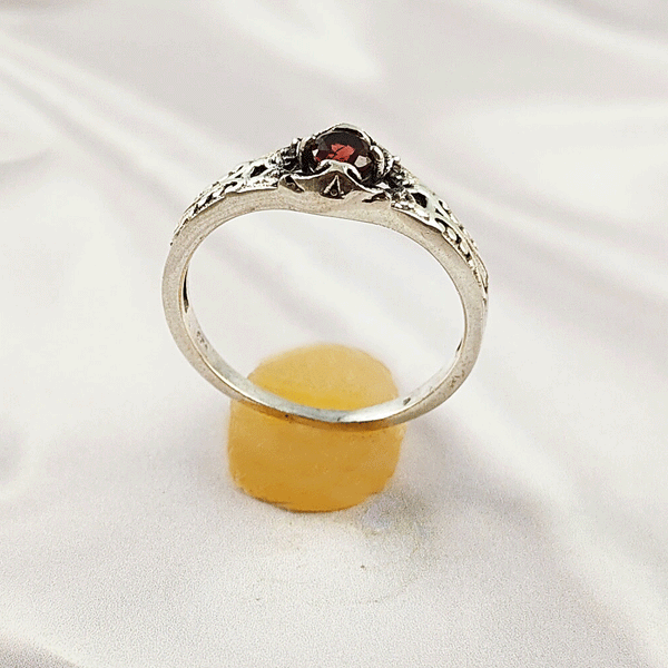 Multi Gemstone Ring in Solid 925 Sterling Silver, Colorful Stone Lightweight Casting Jewelry, A6DP18
