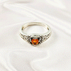 Multi Gemstone Ring in Solid 925 Sterling Silver, Colorful Stone Lightweight Casting Jewelry, A6DP18