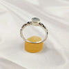 Multi Gemstone Ring in Solid 925 Sterling Silver, Colorful Stone Statement Ring, Lightweight Elegant Jewelry, A6DP20