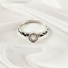 Multi Gemstone Ring in Solid 925 Sterling Silver, Colorful Stone Statement Ring, Lightweight Elegant Jewelry, A6DP20