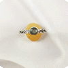 Multi Gemstone Ring in Solid 925 Sterling Silver, Colorful Stone Statement Ring, Lightweight Elegant Jewelry, A6DP20