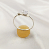 Multi Gemstone Ring in Solid 925 Sterling Silver, Colorful Stone Modern Style Ring, Lightweight Jewelry, A6DP22