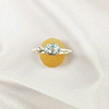 Multi Gemstone Ring in Solid 925 Sterling Silver, Colorful Stone Modern Style Ring, Lightweight Jewelry, A6DP22