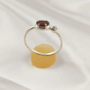 Multi Gemstone Ring in Solid 925 Sterling Silver, Colorful Stone Modern Style Ring, Lightweight Jewelry, A6DP22