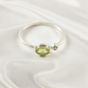 Multi Gemstone Ring in Solid 925 Sterling Silver, Colorful Stone Modern Style Ring, Lightweight Jewelry, A6DP22