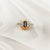 Multi Gemstone Ring in 925 Sterling Silver, Multi Cut Stone Lightweight Casting Ring, Colorful Elegant Jewelry, A6DP16