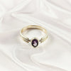 Multi Gemstone Ring in 925 Sterling Silver, Multi Cut Stone Lightweight Casting Ring, Colorful Elegant Jewelry, A6DP16