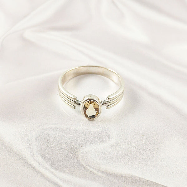 Multi Gemstone Ring in 925 Sterling Silver, Multi Cut Stone Lightweight Casting Ring, Colorful Elegant Jewelry, A6DP16