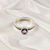 Multi Gemstone Ring in 925 Sterling Silver, Vibrant Color Stone Casting Band, Lightweight Elegant Jewelry, A6DP19