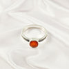 Multi Gemstone Ring in 925 Sterling Silver, Vibrant Color Stone Casting Band, Lightweight Elegant Jewelry, A6DP19