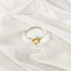 Multi Gemstone Ring in Solid 925 Sterling Silver, Colorful Stone Classic Style Ring, Lightweight Jewelry, A6DP21