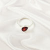 Multi Gemstone Ring in Solid 925 Sterling Silver, Colorful Stone Classic Style Ring, Lightweight Jewelry, A6DP21