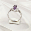 Multi Gemstone Ring in Solid 925 Sterling Silver, Colorful Stone Chic Style Ring, Lightweight Jewelry, A6DP25