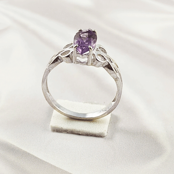 Multi Gemstone Ring in Solid 925 Sterling Silver, Colorful Stone Chic Style Ring, Lightweight Jewelry, A6DP25