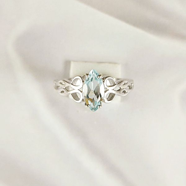 Multi Gemstone Ring in Solid 925 Sterling Silver, Colorful Stone Chic Style Ring, Lightweight Jewelry, A6DP25